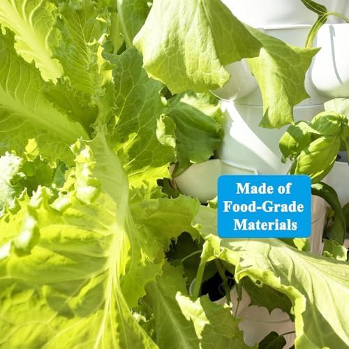 Vertical aeroponic tower with smart pump system — photo 5