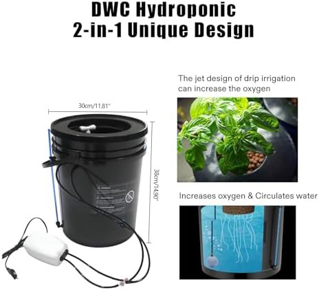 Five gallon deep water culture irrigation system — photo 4