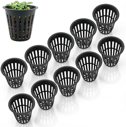 Black plastic net pots ten pack — photo 4