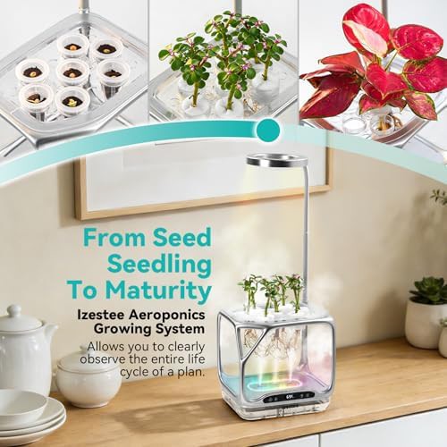 Desktop aeroponic planter with integrated humidifier — photo 4