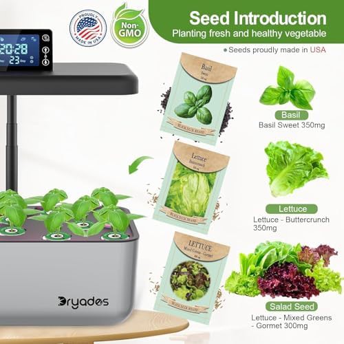 Silver twelve pod countertop herb garden — photo 5