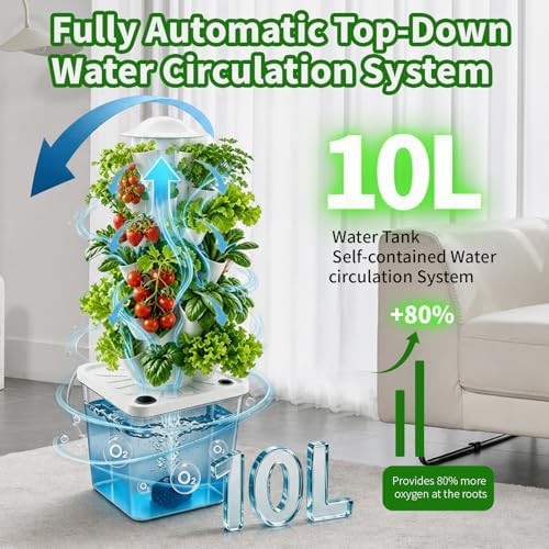 Indoor vertical garden tower system — photo 3
