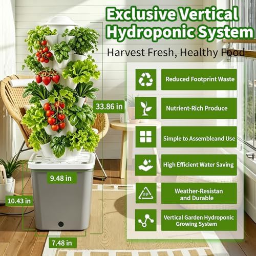 Indoor vertical garden tower system — photo 4