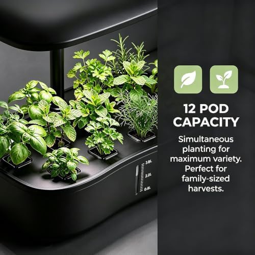 Twelve pod indoor herb garden with 24W LED — photo 3