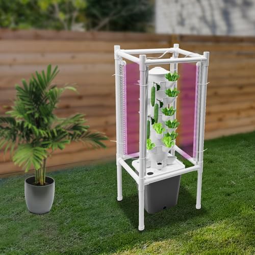 Grey soilless growing kit with LED lights — photo 5