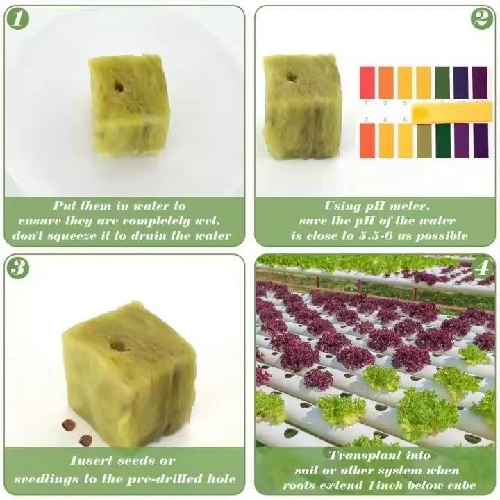 One inch rockwool cubes for propagation — photo 5