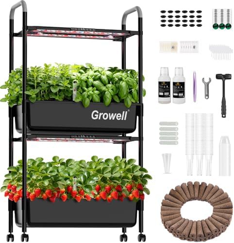 Black fifty four pod vertical herb garden