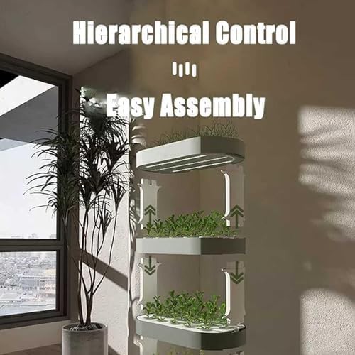 White three tier aeroponic tower with remote — photo 3