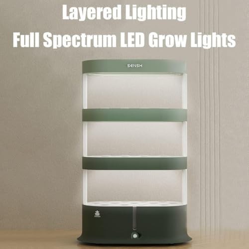 White three tier aeroponic tower with remote — photo 4