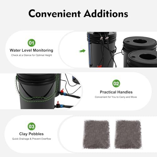 Five bucket deep water culture system — photo 5