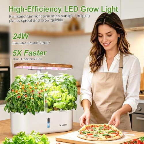 Twelve pod herb planter with LED — photo 3
