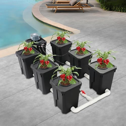 Seven bucket indoor deep water culture system — photo 5