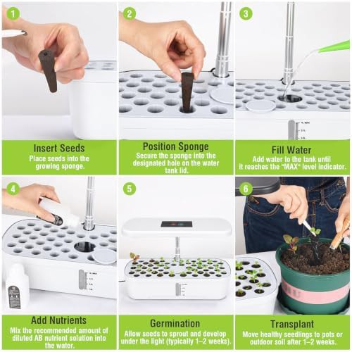 White fifty two pod indoor herb garden — photo 3