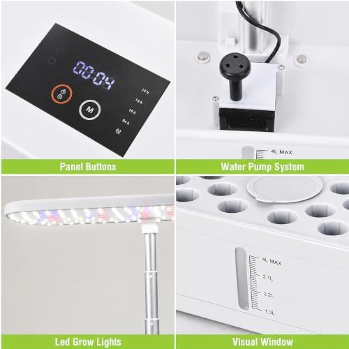 White fifty two pod indoor herb garden — photo 4
