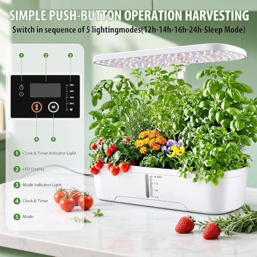 White fifty two pod indoor herb garden — photo 5